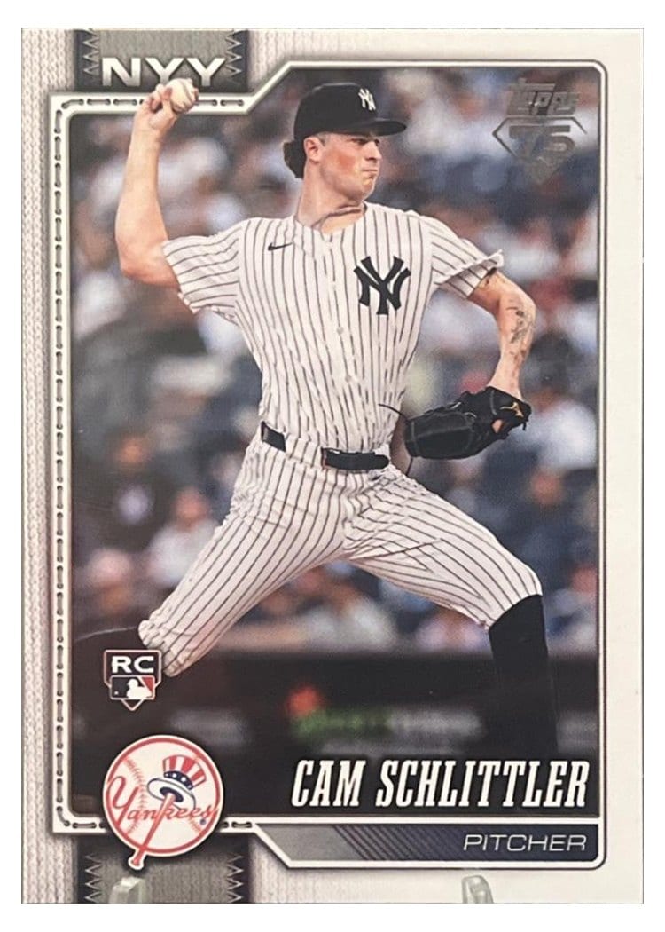 2026 Topps Cam Schlittler #111 card