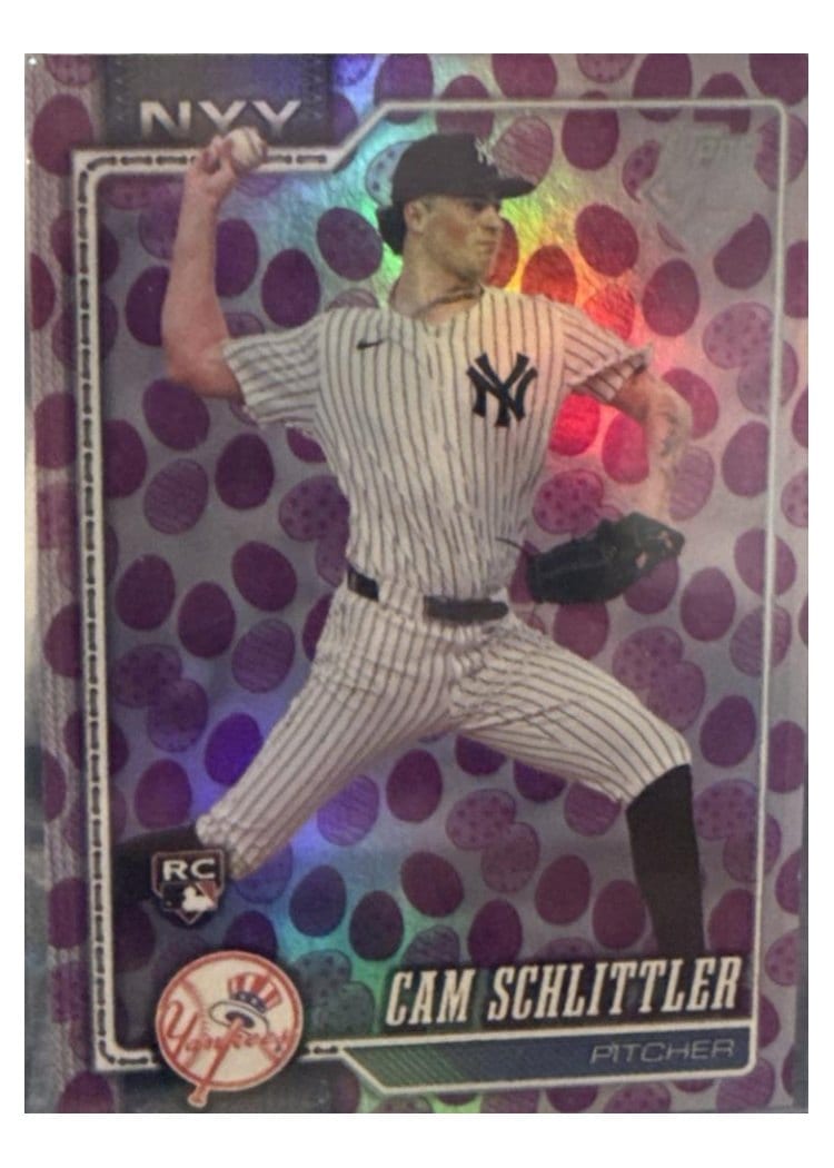 2026 Topps Cam Schlittler #111 card