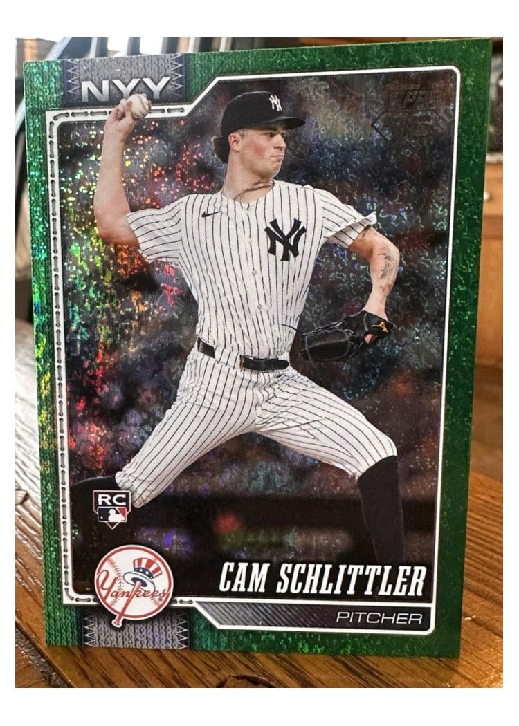 2026 Topps Cam Schlittler #111 card
