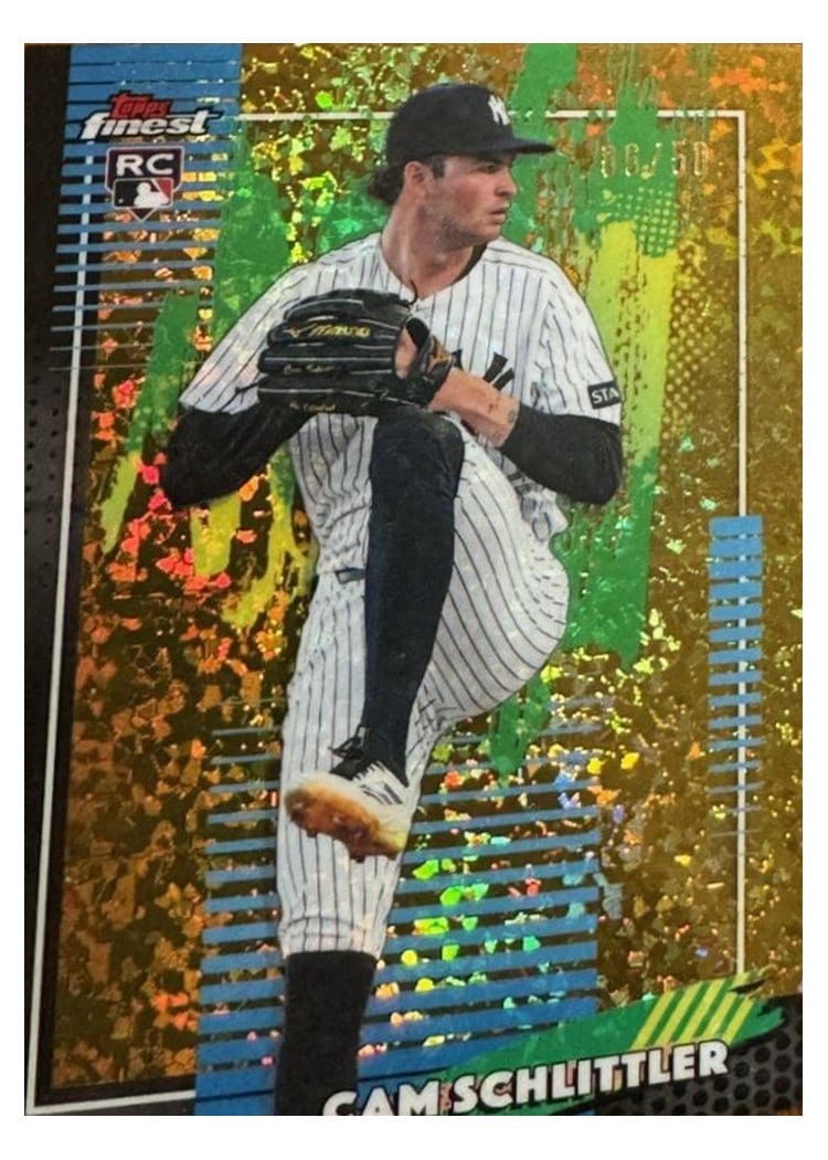 2026 Topps Finest Cam Schlittler #89 card