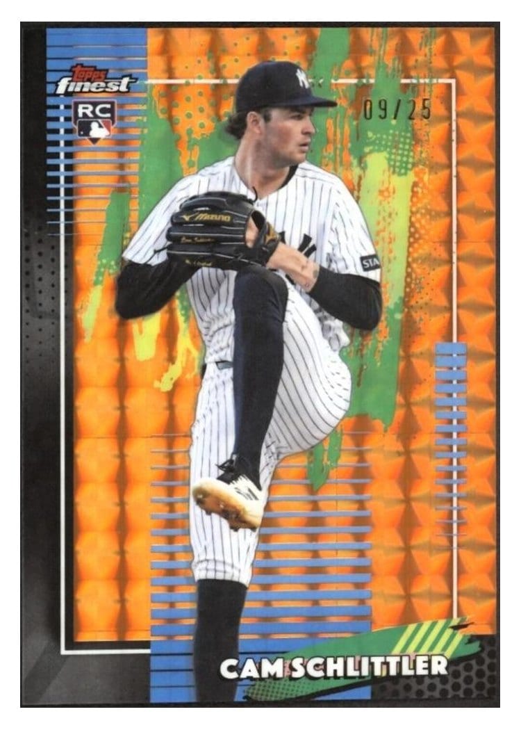 2026 Topps Finest Cam Schlittler #89 card