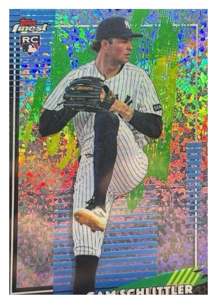 2026 Topps Finest Cam Schlittler #89 card
