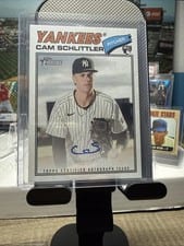 2026 Topps Heritage Real One Autographs Cam Schlittler #ROA-CSC