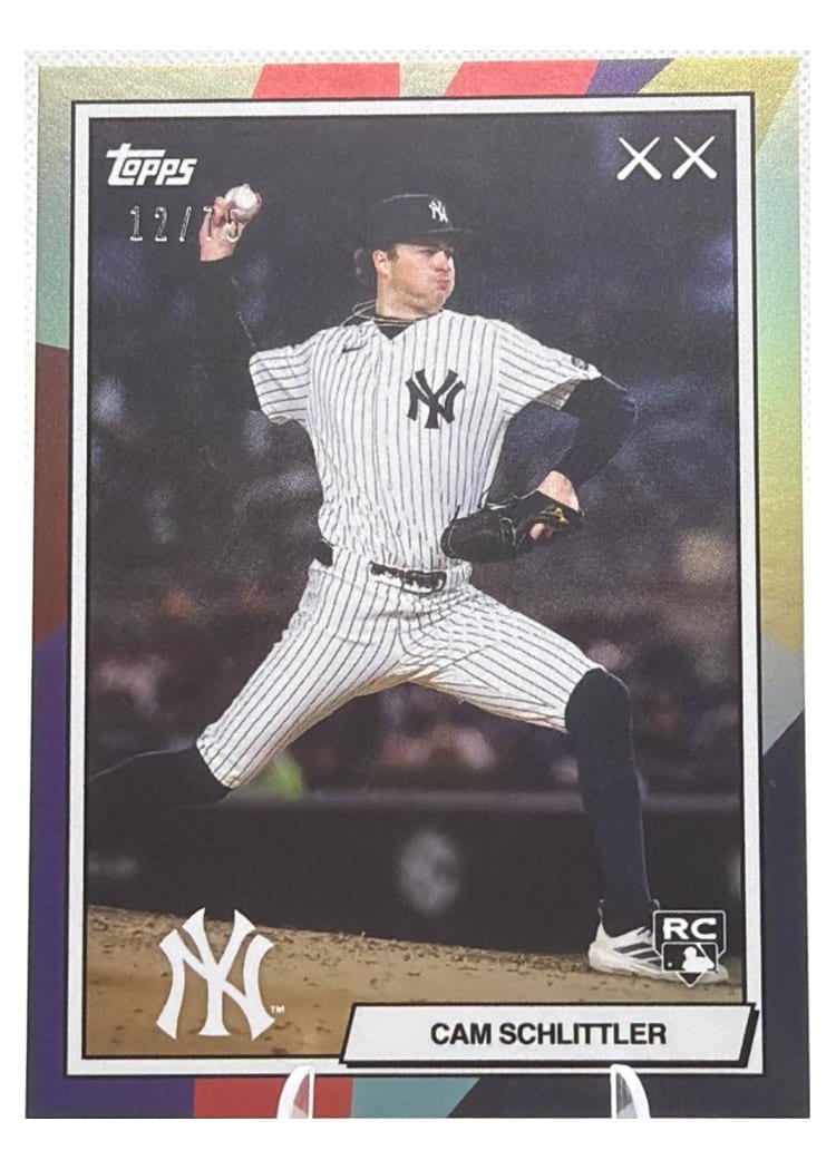 2026 Topps KAWS X MLB Cam Schlittler #11 card
