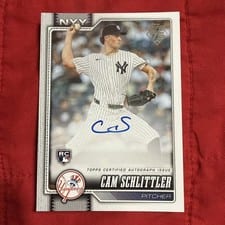 2026 Topps Real One Autographs Cam Schlittler #111