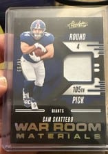 2025 Panini Absolute War Room Materials Cam Skattebo #WRM-CSO