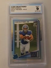 2025 Panini Donruss Cam Skattebo #302 card