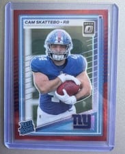 2025 Panini Donruss Cam Skattebo #302 card