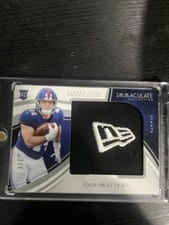 2025 Panini Immaculate Rookie Numbers Cam Skattebo #3 card