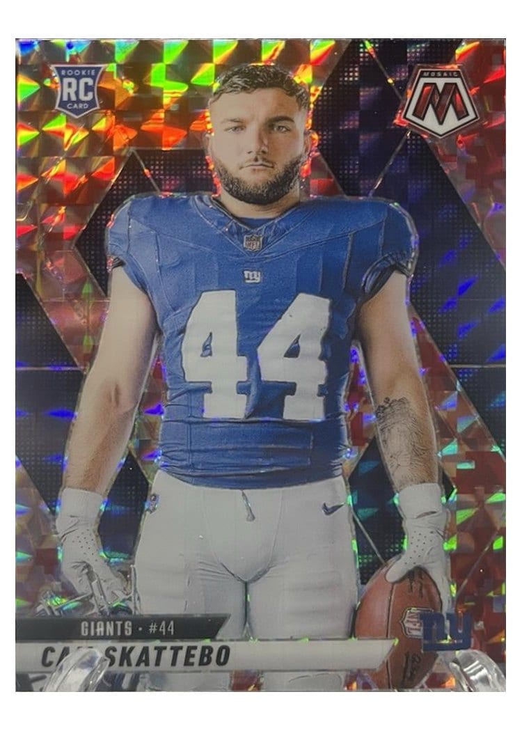 2025 Panini Mosaic Cam Skattebo #271 card