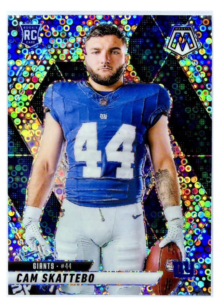 2025 Panini Mosaic Cam Skattebo #271 card