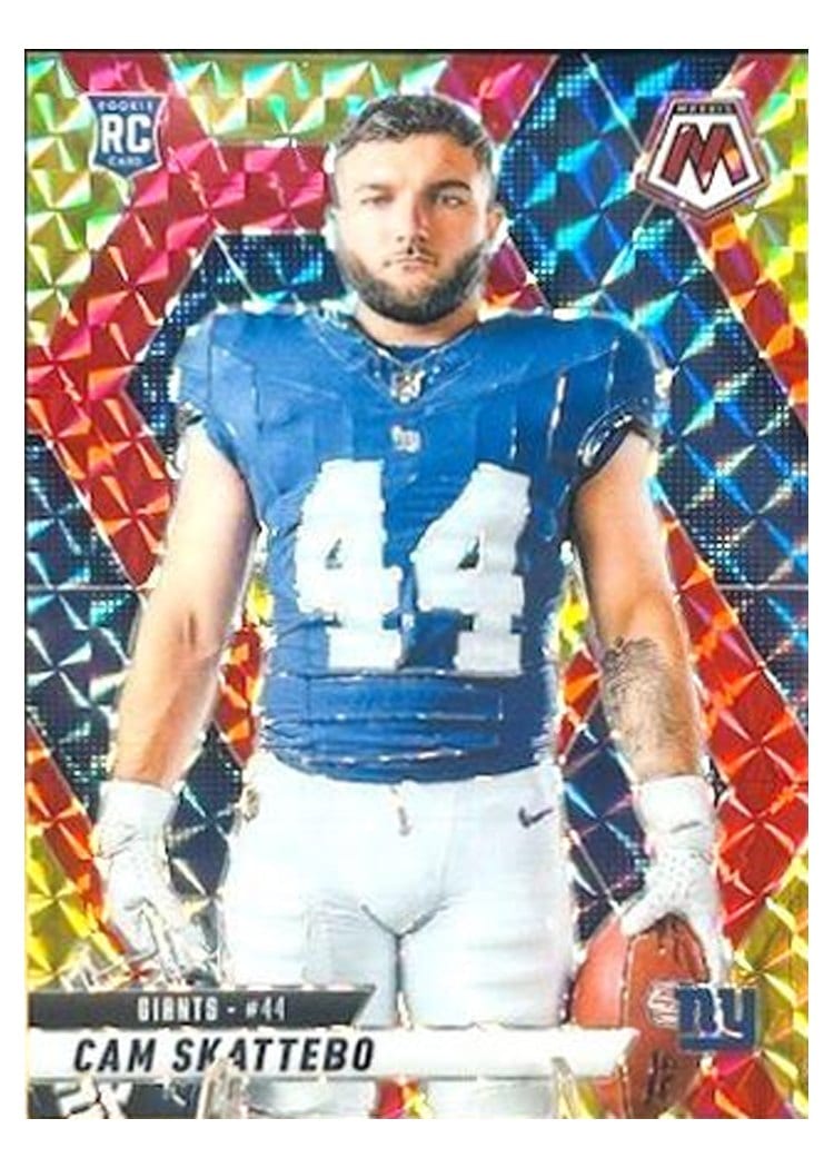 2025 Panini Mosaic Cam Skattebo #271 card