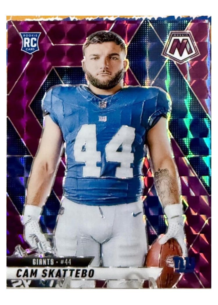 2025 Panini Mosaic Cam Skattebo #271 card