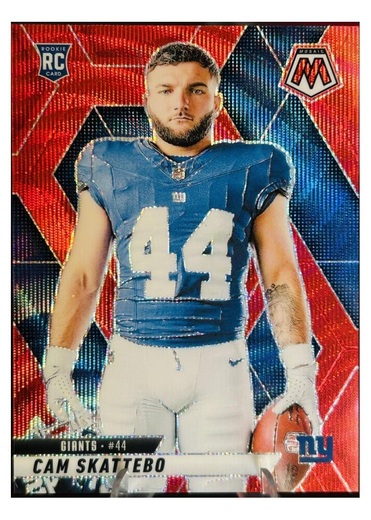 2025 Panini Mosaic Cam Skattebo #271 card