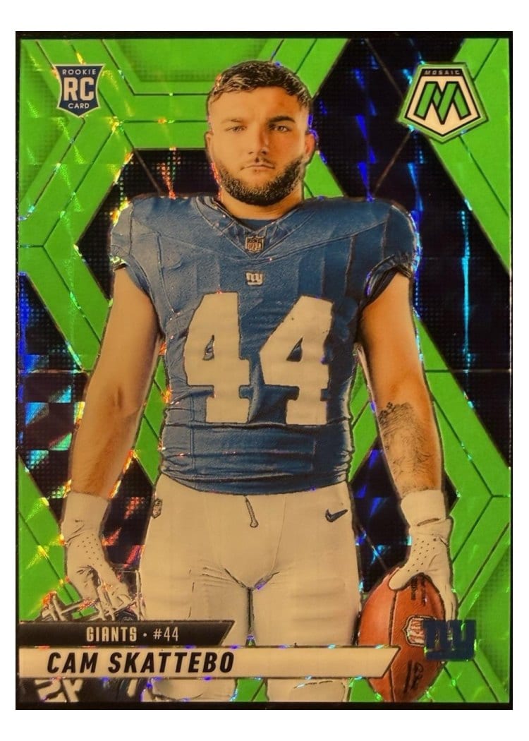 2025 Panini Mosaic Cam Skattebo #271 card