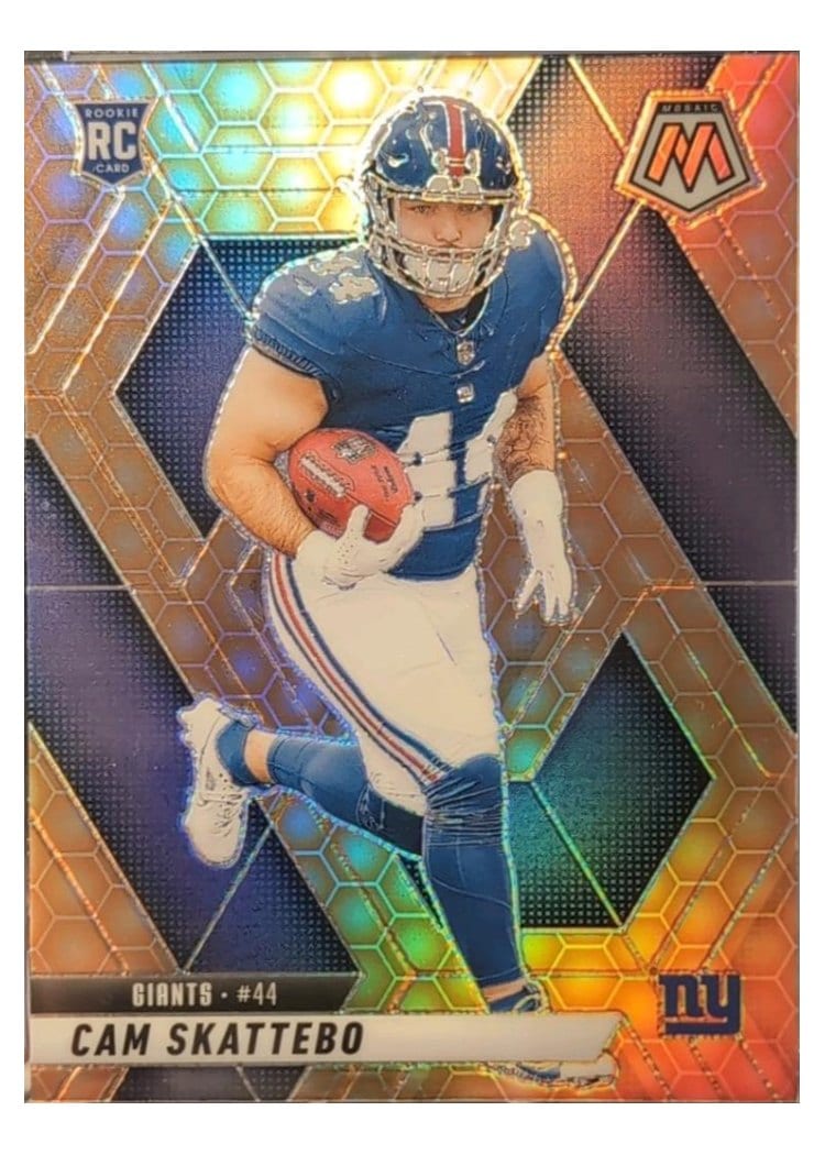 2025 Panini Mosaic Cam Skattebo #305 card