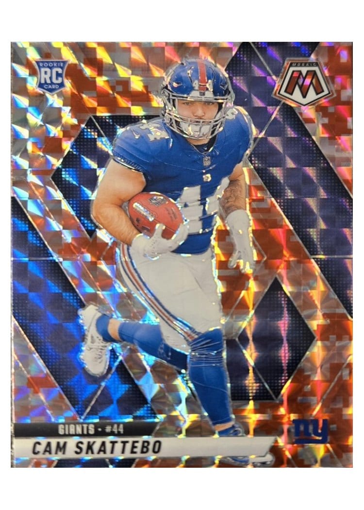 2025 Panini Mosaic Cam Skattebo #305 card