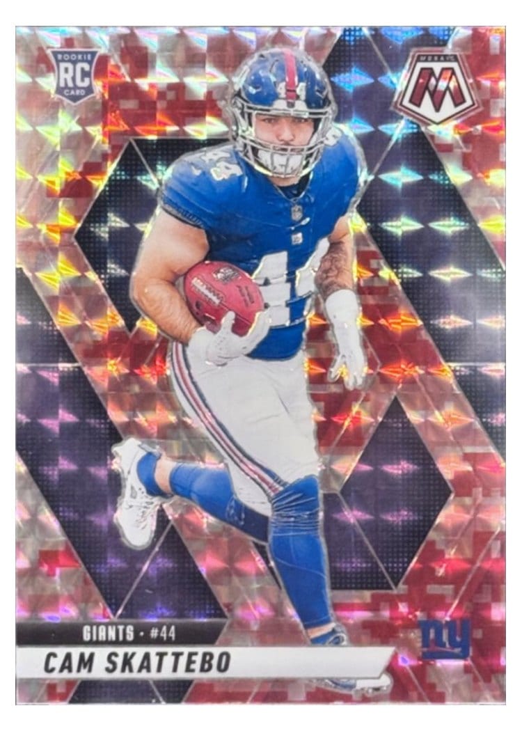 2025 Panini Mosaic Cam Skattebo #305 card