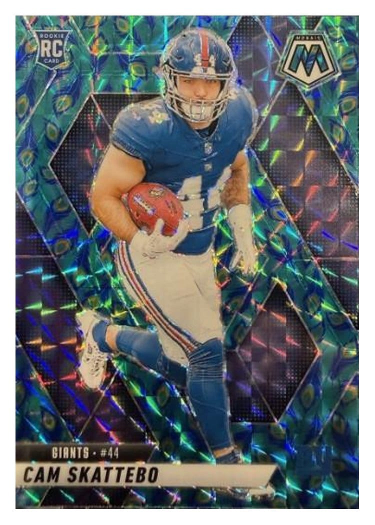 2025 Panini Mosaic Cam Skattebo #305 card