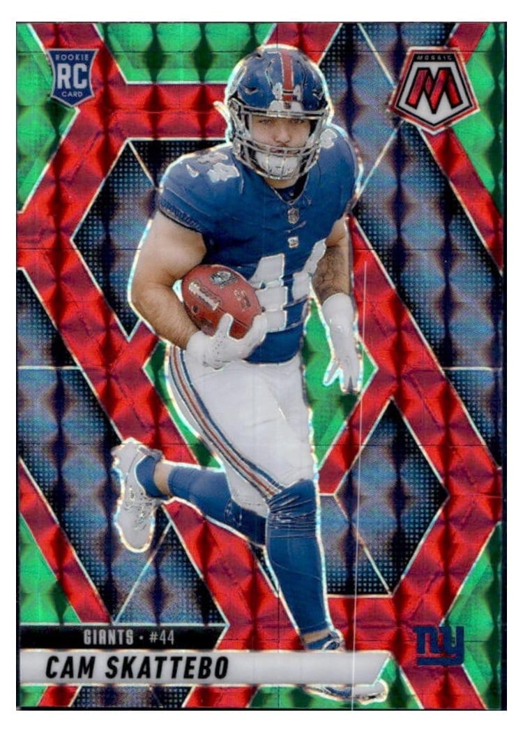 2025 Panini Mosaic Cam Skattebo #305 card
