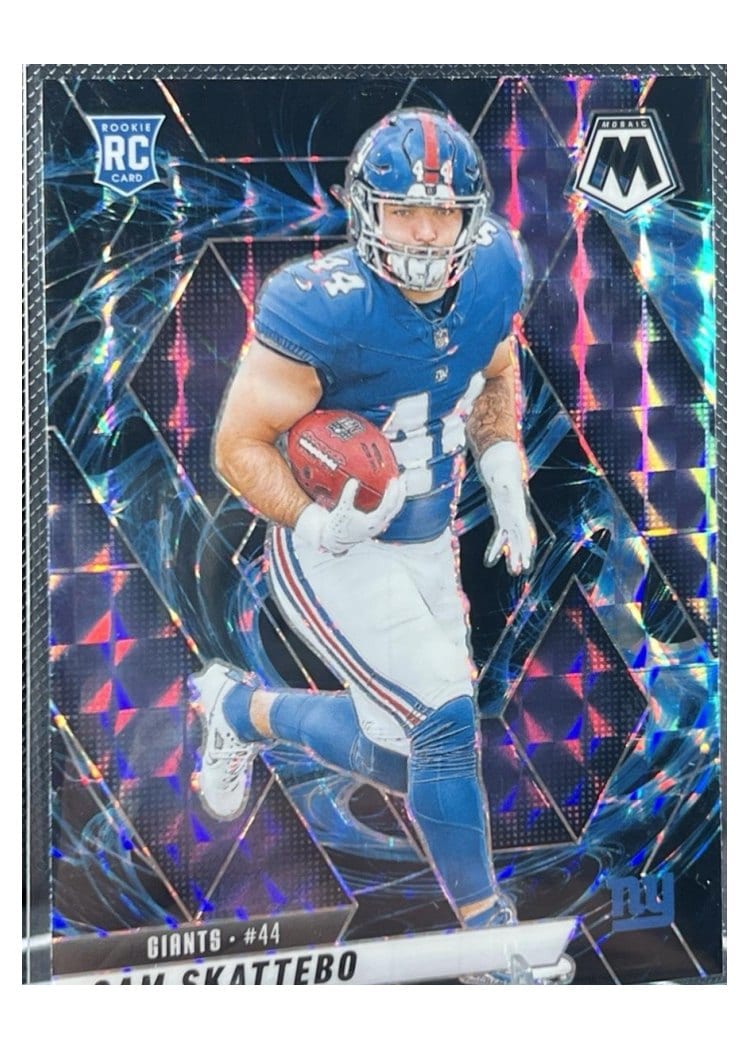 2025 Panini Mosaic Cam Skattebo #305 card