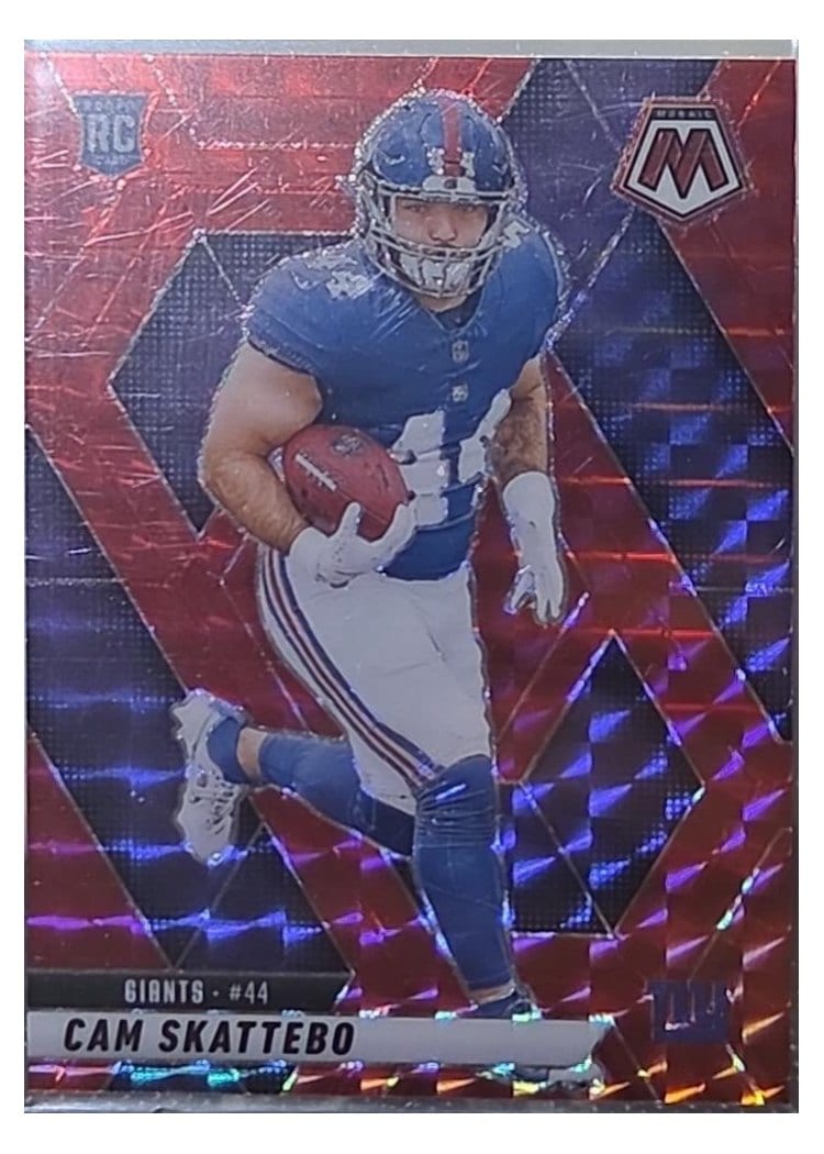 2025 Panini Mosaic Cam Skattebo #305 card