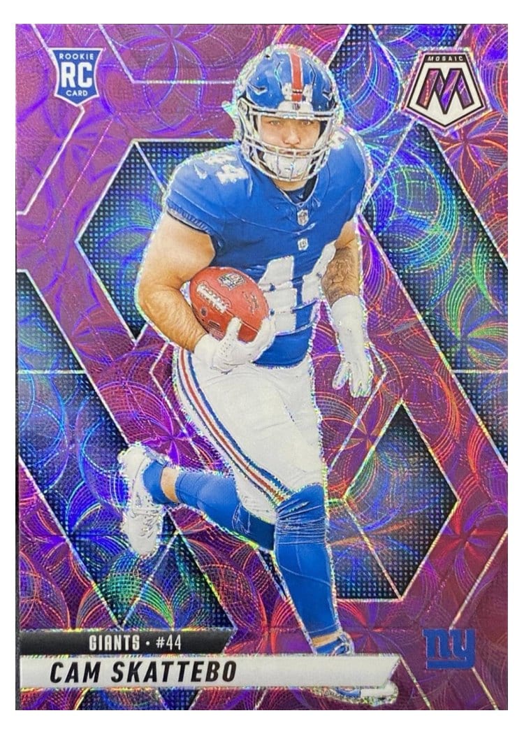 2025 Panini Mosaic Cam Skattebo #305 card