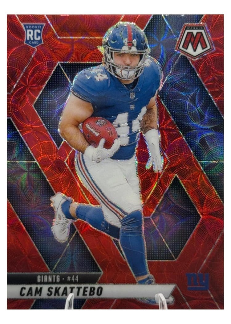 2025 Panini Mosaic Cam Skattebo #305 card