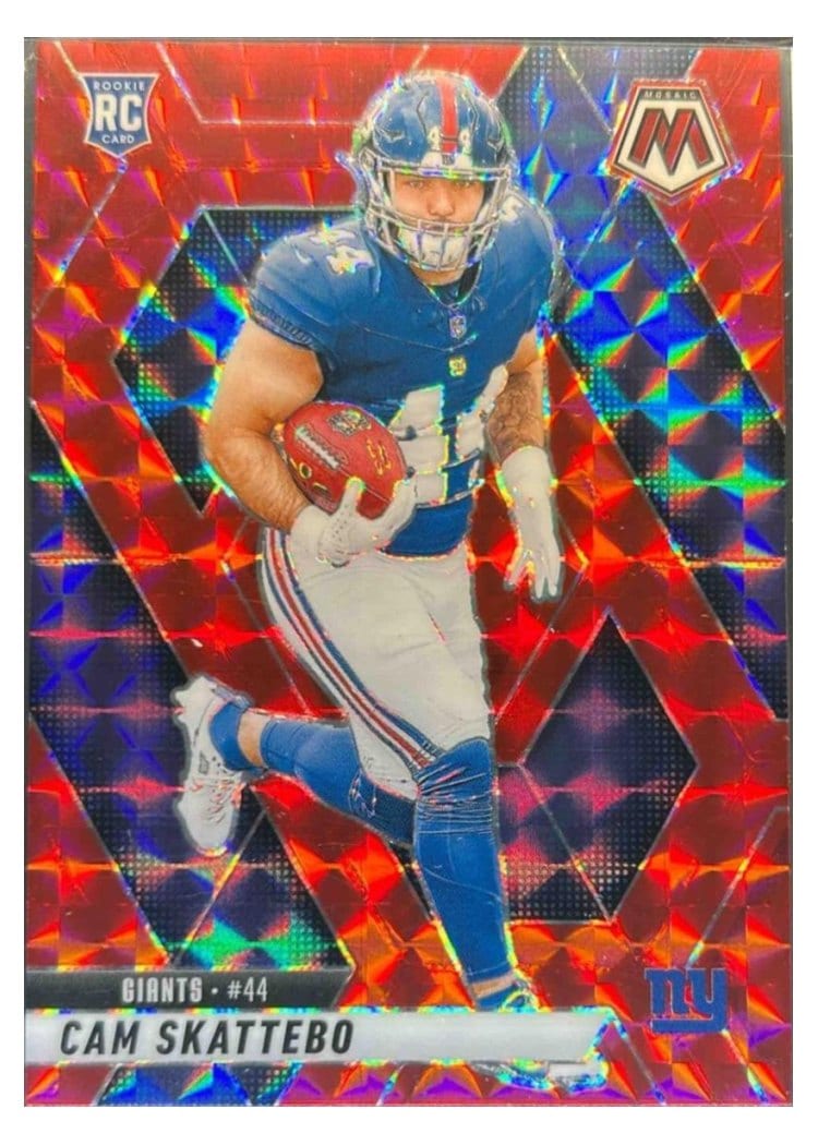 2025 Panini Mosaic Cam Skattebo #305 card