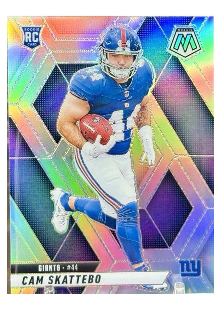 2025 Panini Mosaic Cam Skattebo #305 card
