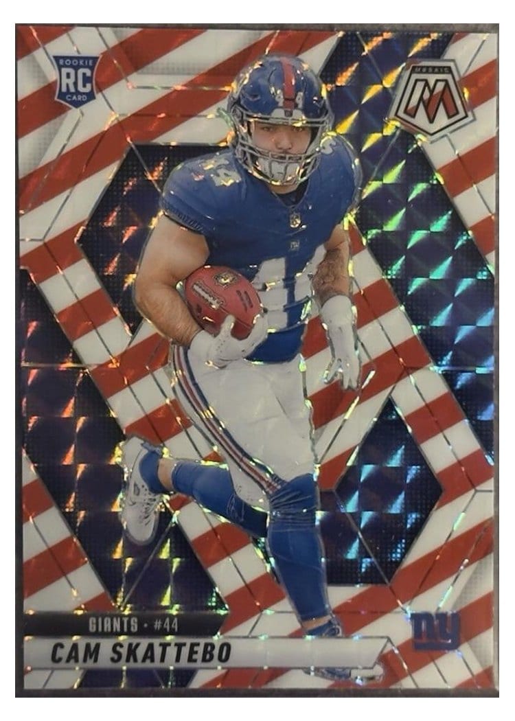 2025 Panini Mosaic Cam Skattebo #305 card