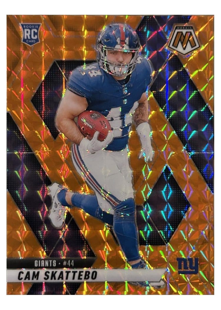 2025 Panini Mosaic Cam Skattebo #305 card
