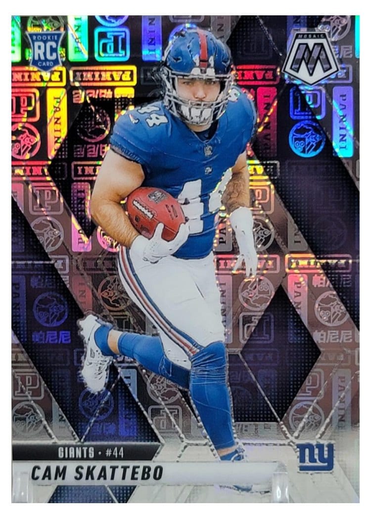 2025 Panini Mosaic Cam Skattebo #305 card