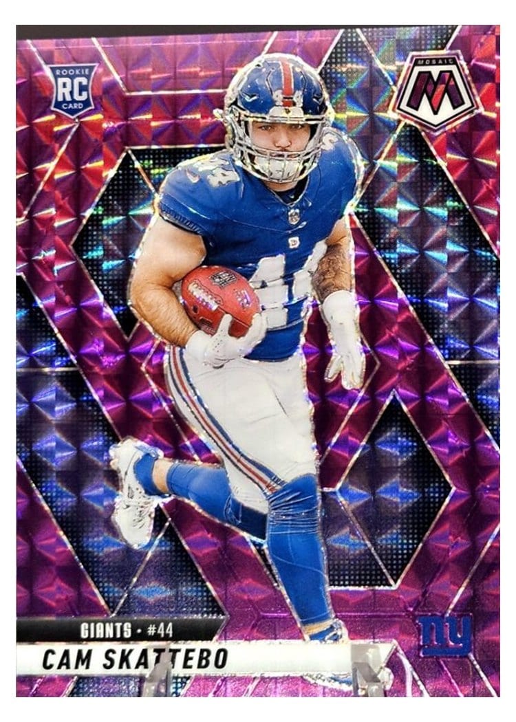 2025 Panini Mosaic Cam Skattebo #305 card