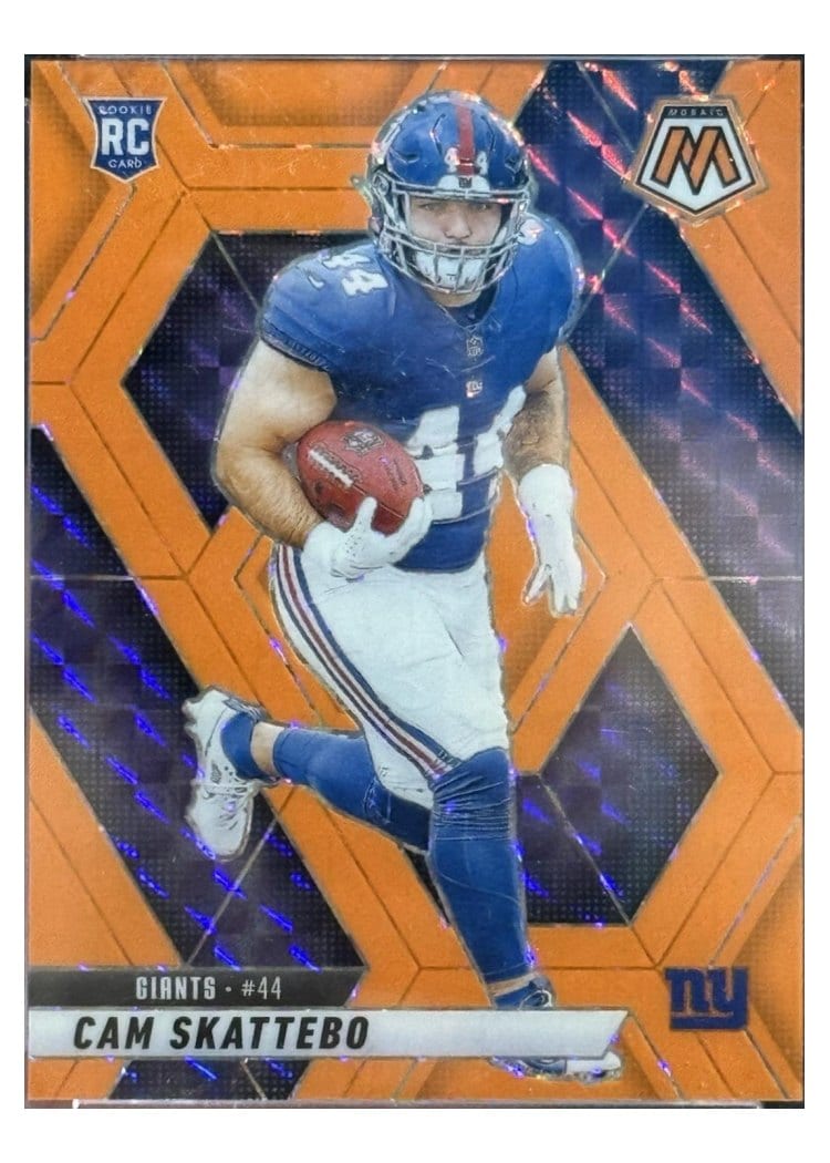 2025 Panini Mosaic Cam Skattebo #305 card