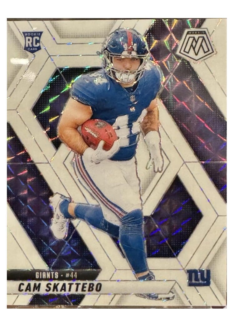 2025 Panini Mosaic Cam Skattebo #305 card