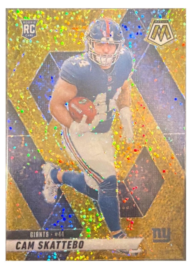 2025 Panini Mosaic Cam Skattebo #305 card
