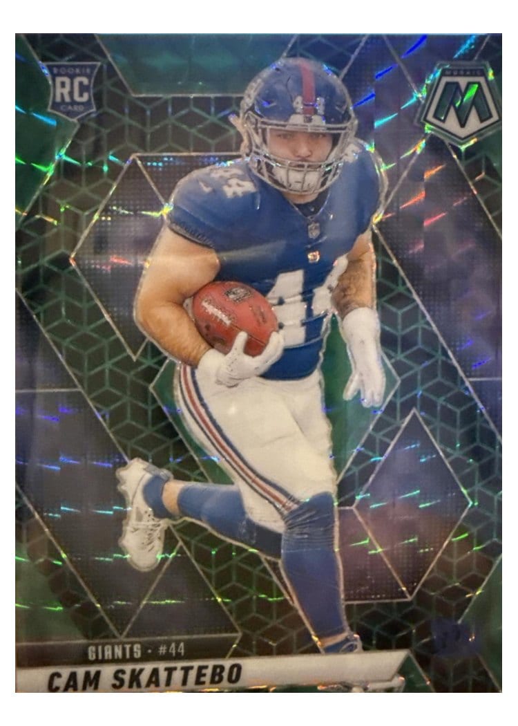 2025 Panini Mosaic Cam Skattebo #305 card