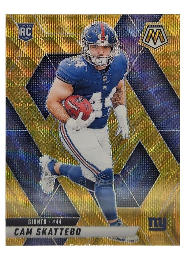 2025 Panini Mosaic Cam Skattebo #305 card