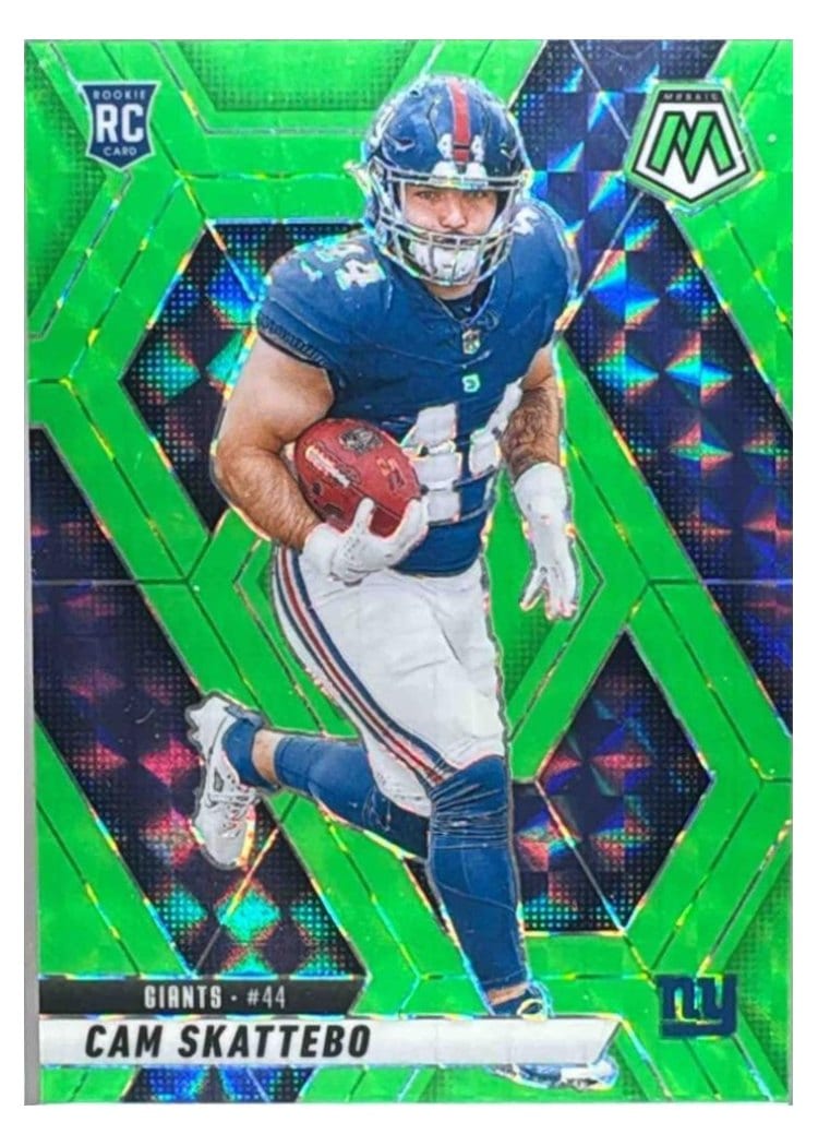 2025 Panini Mosaic Cam Skattebo #305 card