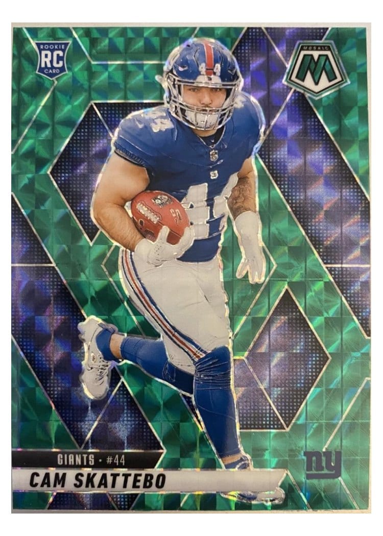 2025 Panini Mosaic Cam Skattebo #305 card