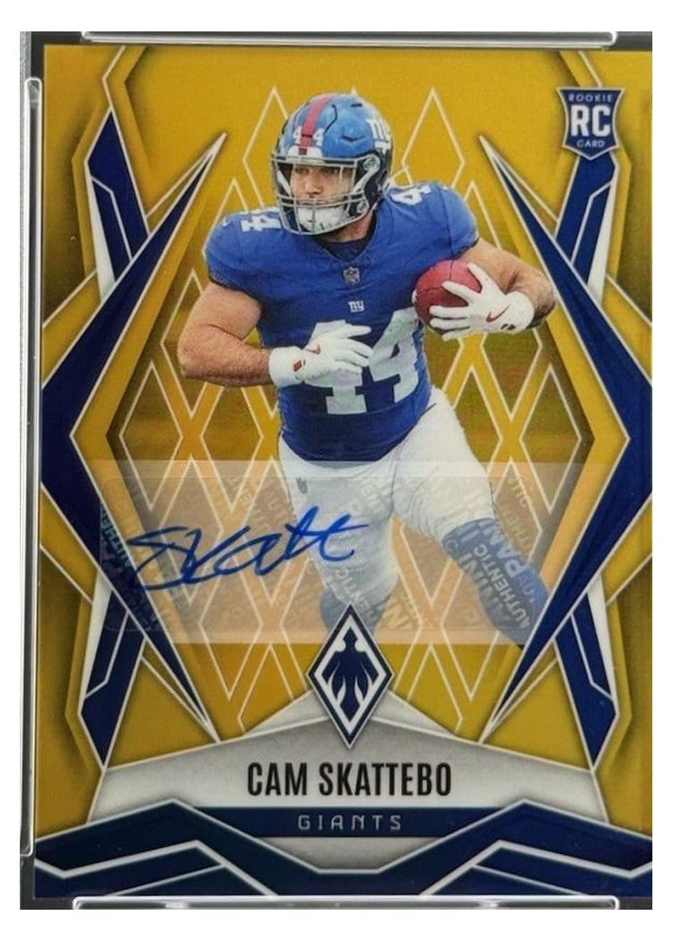 2025 Panini Phoenix Cam Skattebo #168 card
