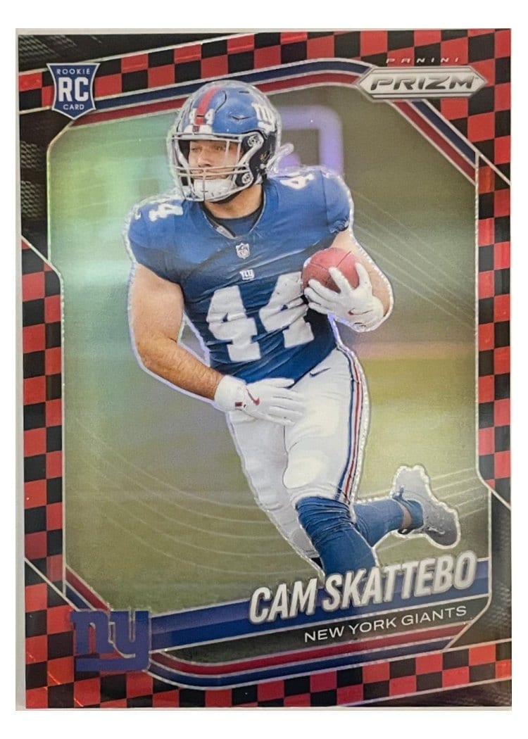 2025 Panini Prizm Base Set Cam Skattebo #363 card