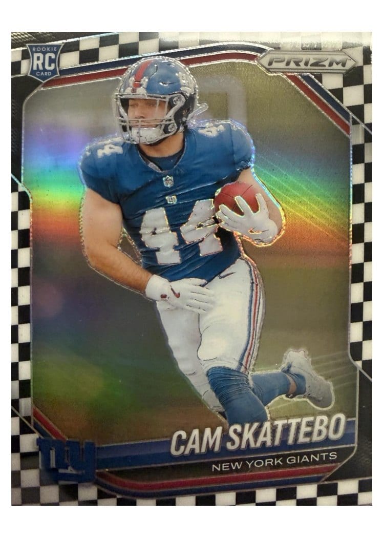 2025 Panini Prizm Base Set Cam Skattebo #363 card