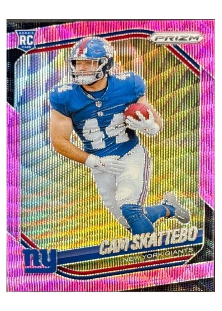 2025 Panini Prizm Base Set Cam Skattebo #363 card