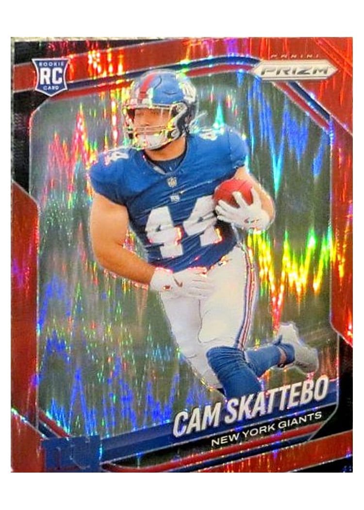 2025 Panini Prizm Base Set Cam Skattebo #363 card