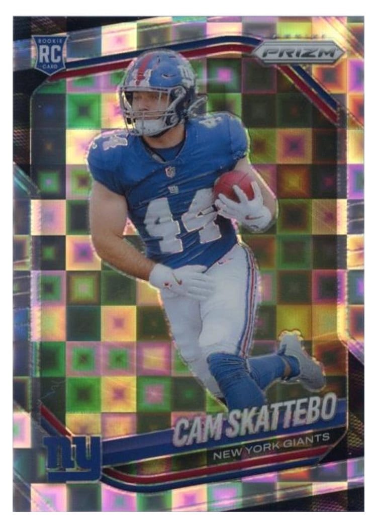 2025 Panini Prizm Base Set Cam Skattebo #363 card