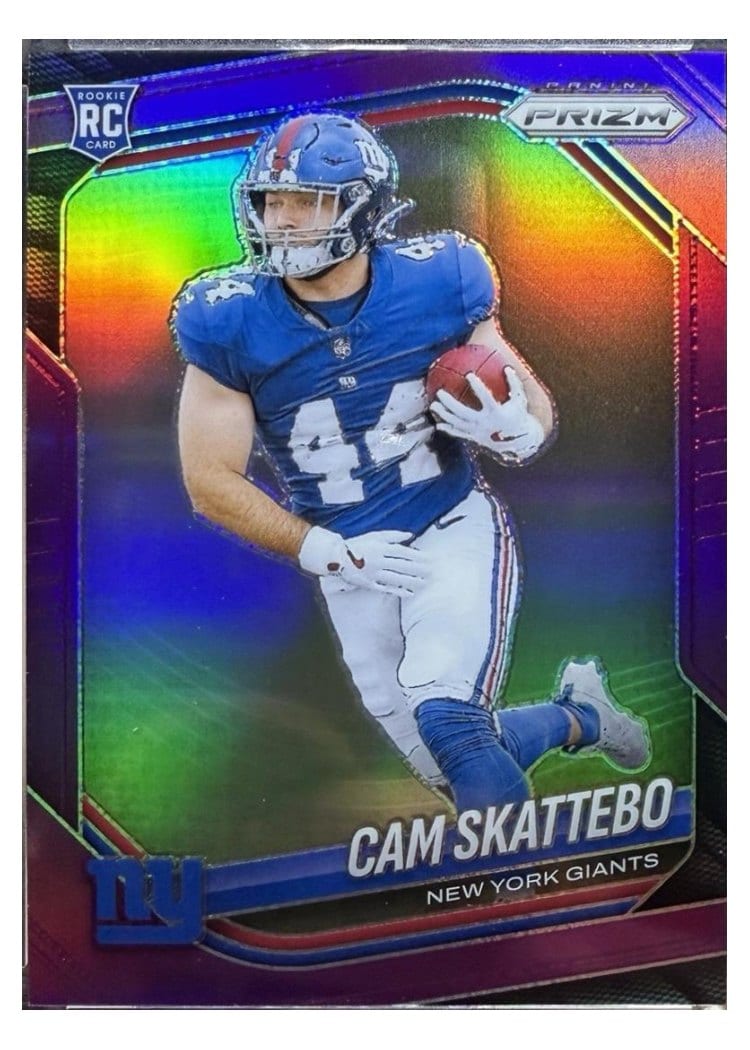 2025 Panini Prizm Base Set Cam Skattebo #363 card