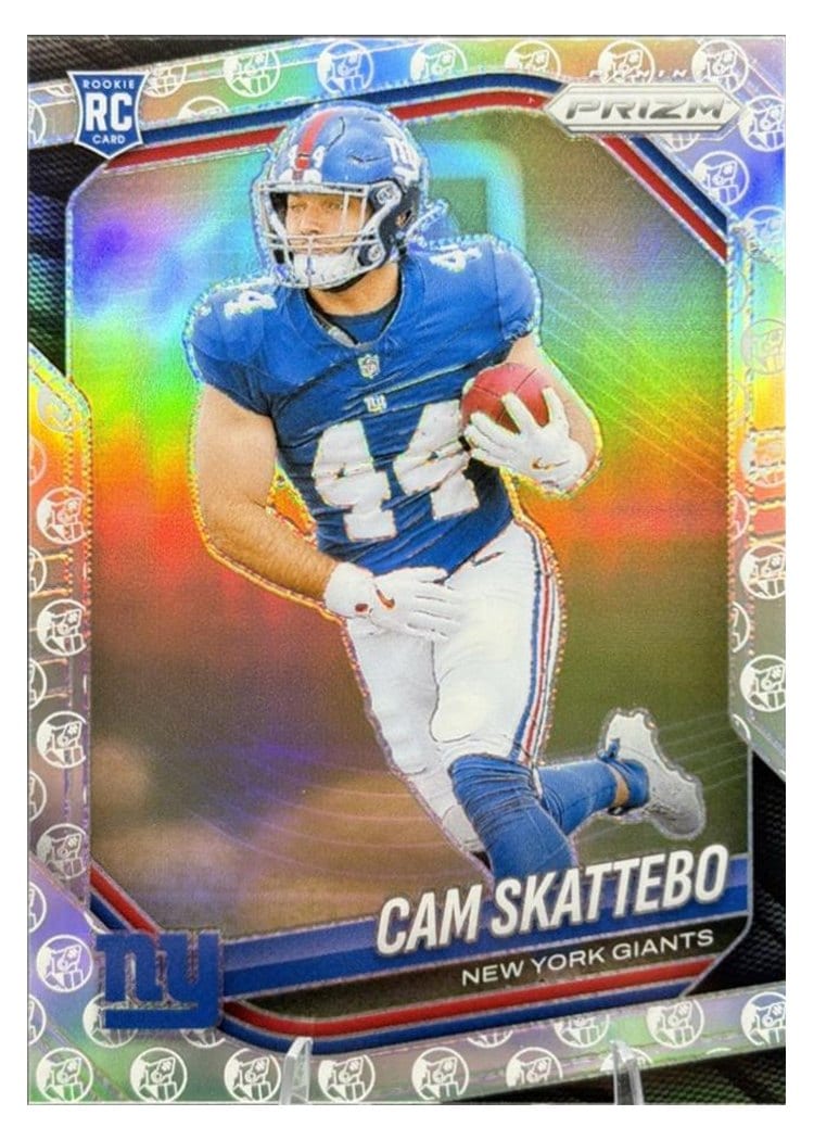 2025 Panini Prizm Base Set Cam Skattebo #363 card