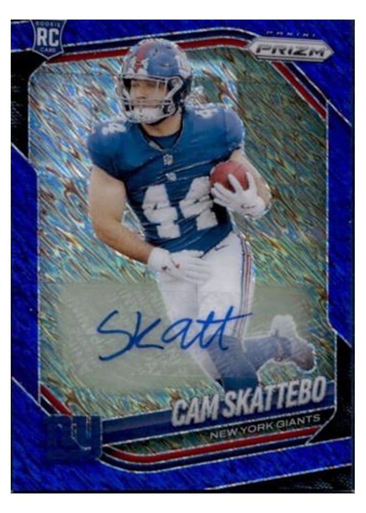2025 Panini Prizm Base Set Cam Skattebo #363 card